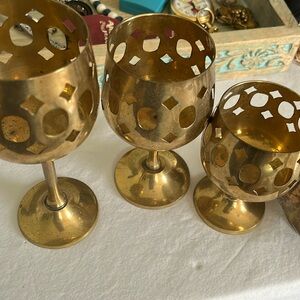 Brass candle holder’s vintage